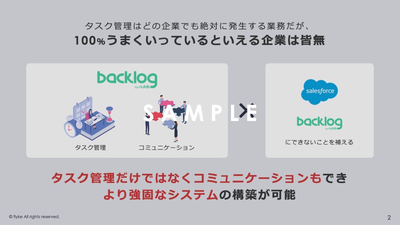 ②Backlog新規商談×タスク管理
