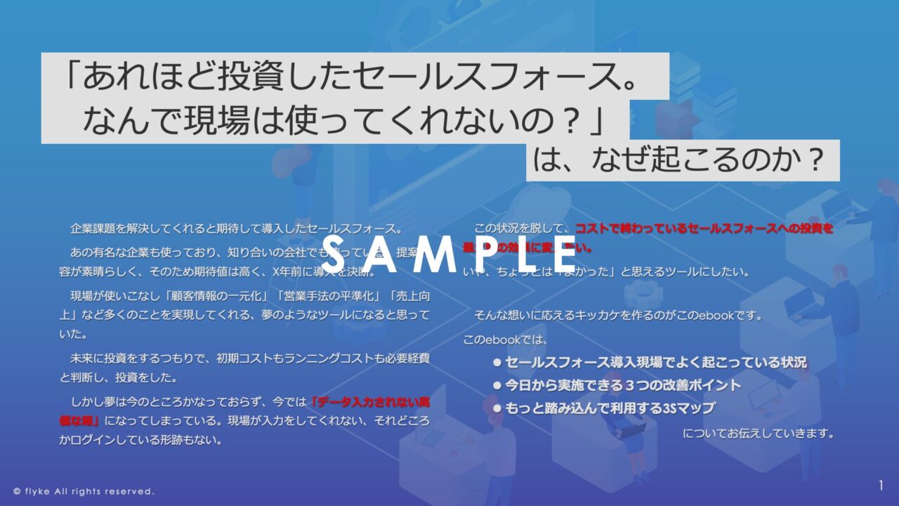 ①Salesforce定着