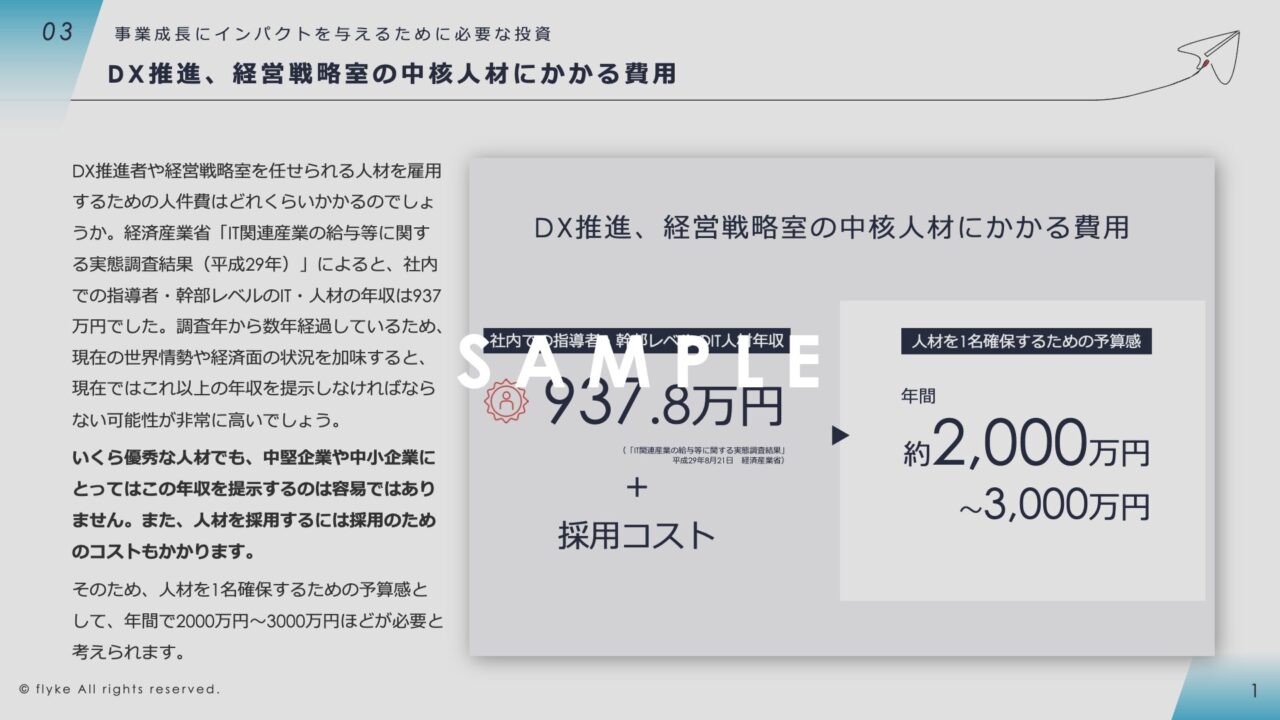 ②事業成長に必要不可欠な経営戦略室