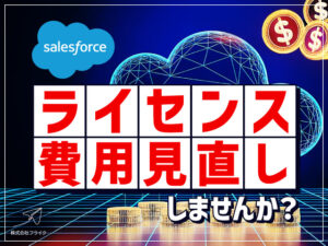 「Salesforceライセンス費用、見直ししませんか？」Salesforce SalesCloud/ServiceCloud を使っている企業向け【ライセンス最適化プラン】